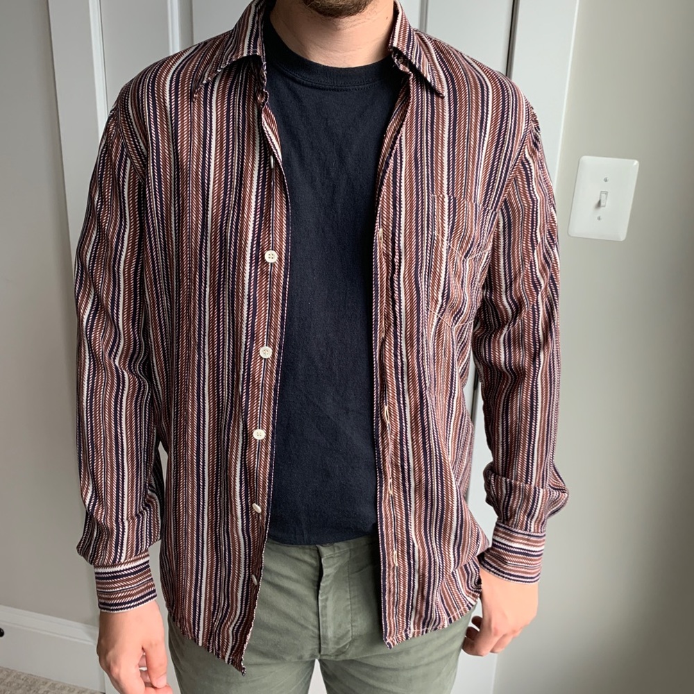 2 FOR $10 - Vintage Dior Men’s Button Down Shirt